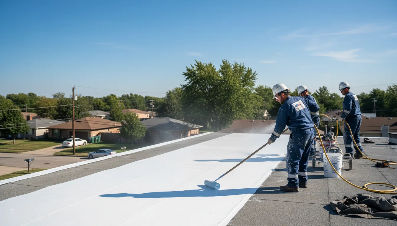 Commercial roof coating in Reelsville, IN near me